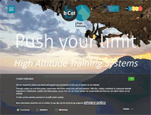 Tablet Screenshot of highaltitude-training.com